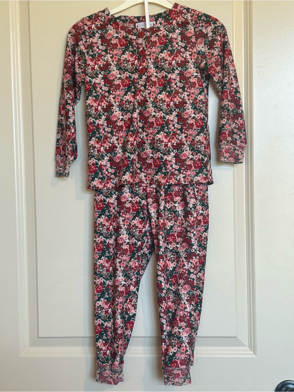 Sz4 Sweet Honey Floral Long Sleeve Pajama Set